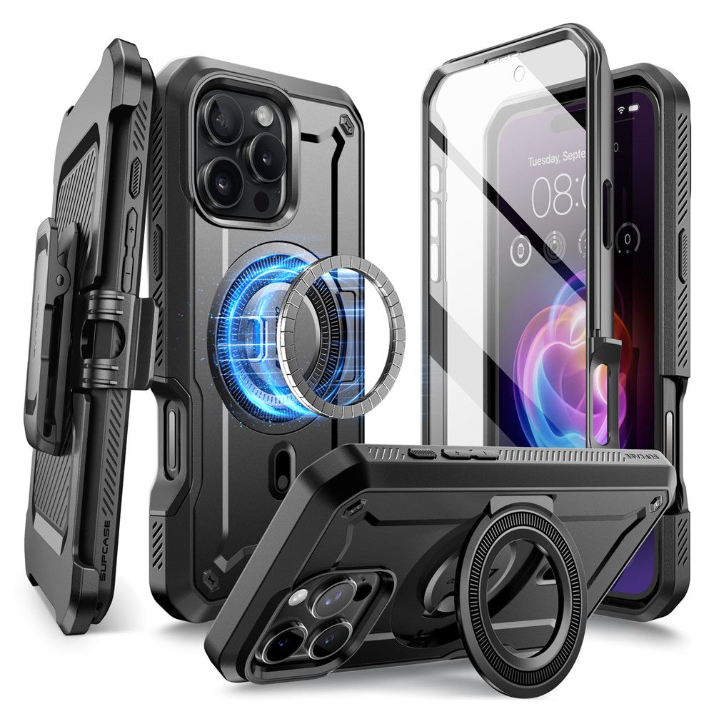 Supcase Etui Unicorn Beetle Pro Mag do iPhone 16 Pro Max Czarne