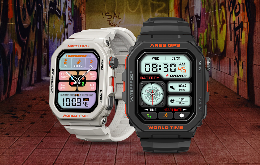 Smartwatch Zeblaze Ares GPS zegarek sportowy z GPS i monitoringiem zdrowia