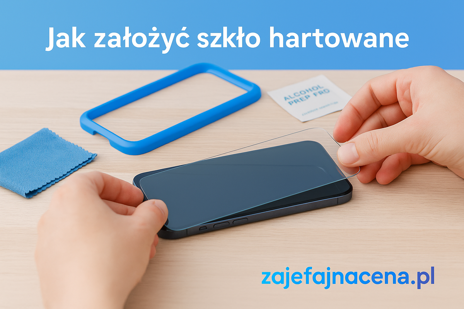 jak zalozyc szkło hartowane zajefajnacena